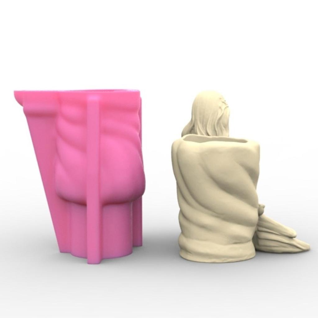 Практичные цветочные горшки «Мерман» прочная силиконовая форма цементная штукатурка принадлежности для сада и внутреннего декора