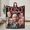 Тони Сопрано Одеяло Флис Зима Портативные Ультрамягкие Пледы для Постельных Принадлежностей Автомобиля Покрывала
