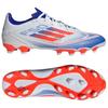 Adidas F50 League Удобный Универсальный MG (Резиновые короткие шипы) Мужские футбольные бутсы с искусственной травой Белые Красные Синие IF1341