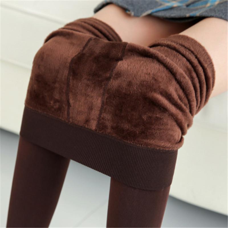 8 цветов, зимние толстые кашемировые леггинсы, женские повседневные теплые вязаные чулки из искусственного бархата