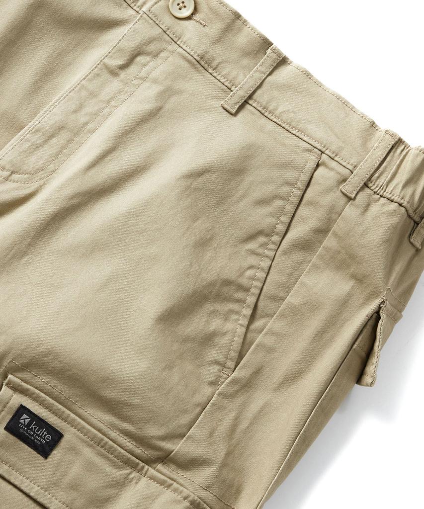 KULTE 713 Relaxed Cargo Jogger Pants Beige
