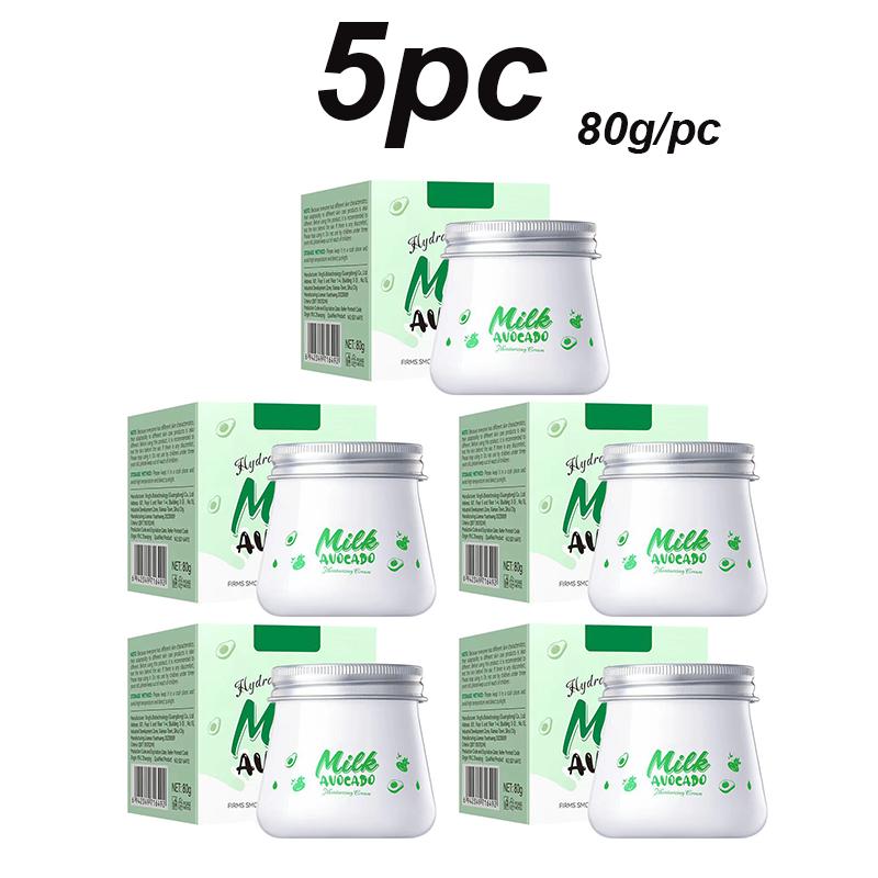 Молочный увлажняющий и питательный крем для лица и рук с эссенцией авокадо Молочный отбеливающий восстанавливающий крем для лица для ухода за лицом и кожей