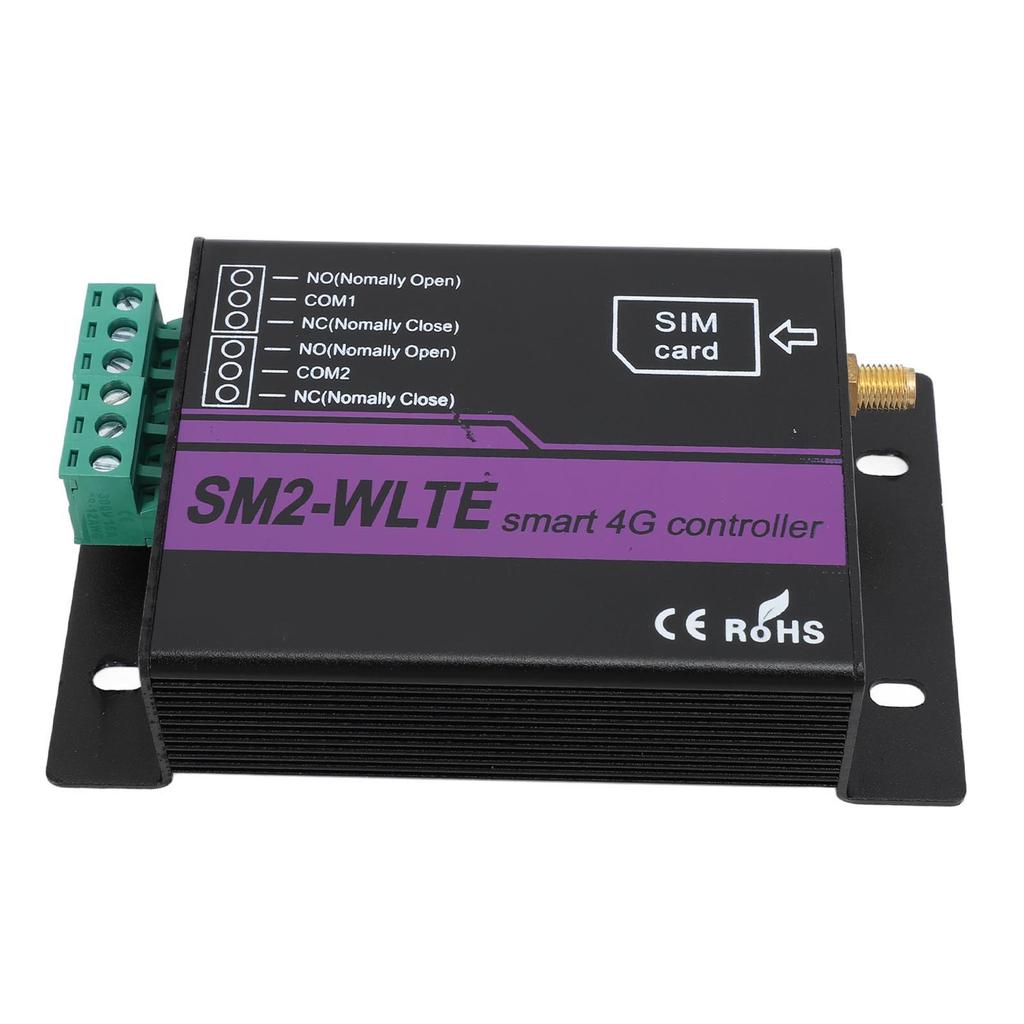 SM2 WLTE EA 2-канальный 4G SMS-контроллер сигнализации, пульт дистанционного управления с веб-приложением, температурой