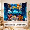 Custom Name Text Tapestry,Roblox Boho Wall Hanging, Decorative Backdrop Tapestry For Room