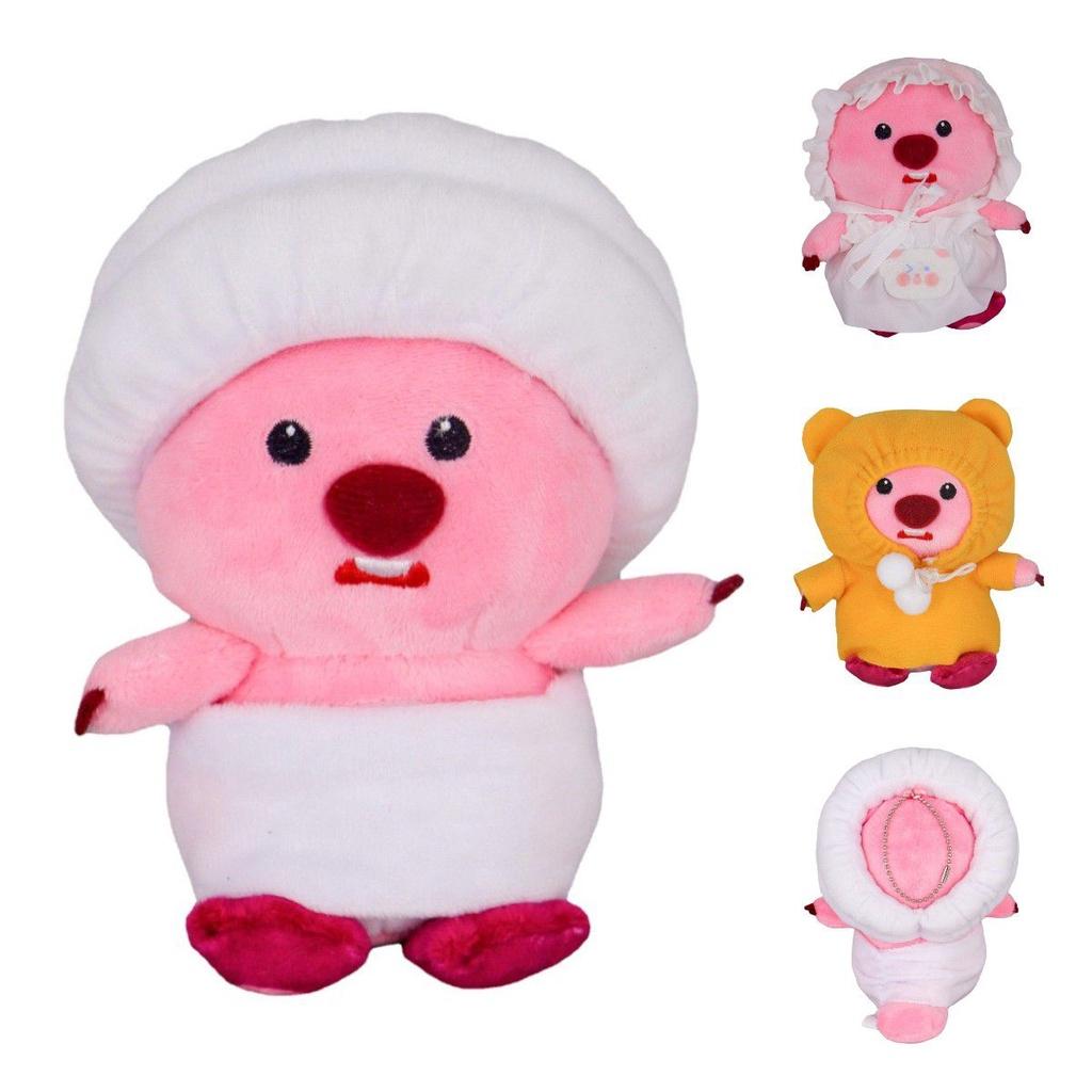Мягкая обнимательная петлевая плюшевая игрушка-подвеска-брелок Пороро Пингвиненок Рождество Подарок для девочки
