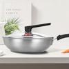 COOKER KING Stainless Steel Honeycomb Wok with Lid