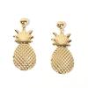 Summer Pineapple Fashion Earrings For Women Alloy Jewelry Gift Accessory