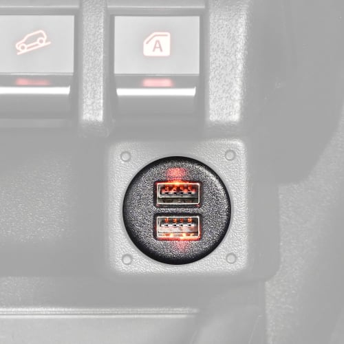 SEIWA Car Model-specific Supplies for Suzuki Jimny & Jimny Sierra (JB64/JB74) USB Type A Power Port + Data Communication Port IMP222 Reversible Automa