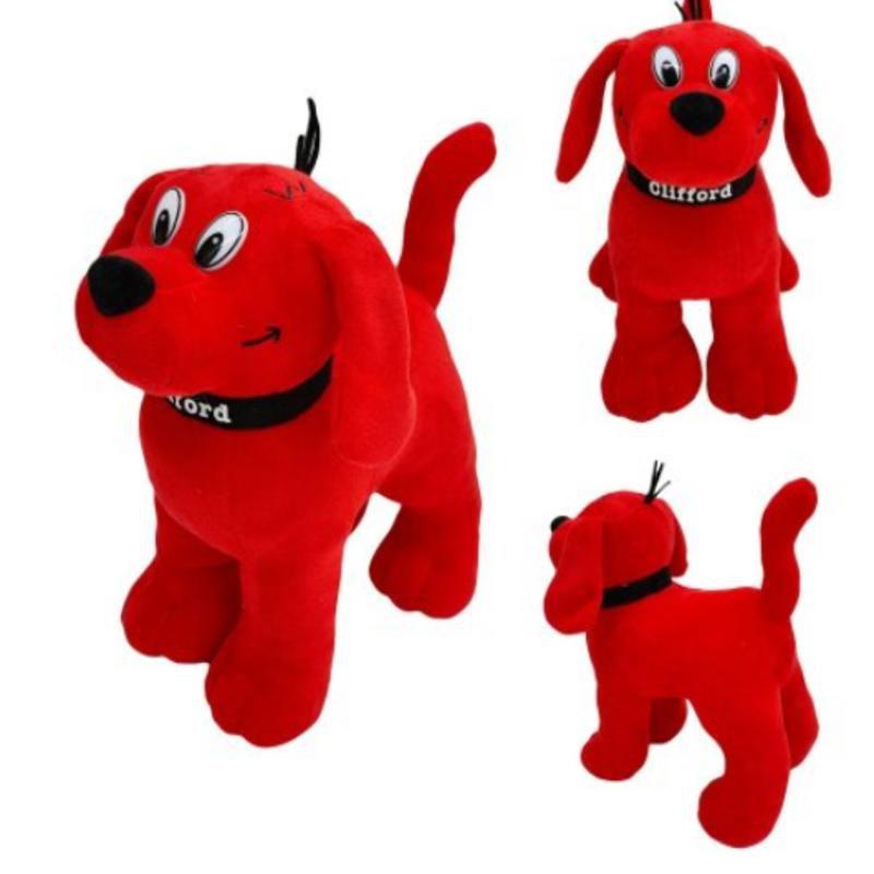 Mighty Clifford The Big Red Dog Plush Doll Super Soft And Cute Movie Series Toy