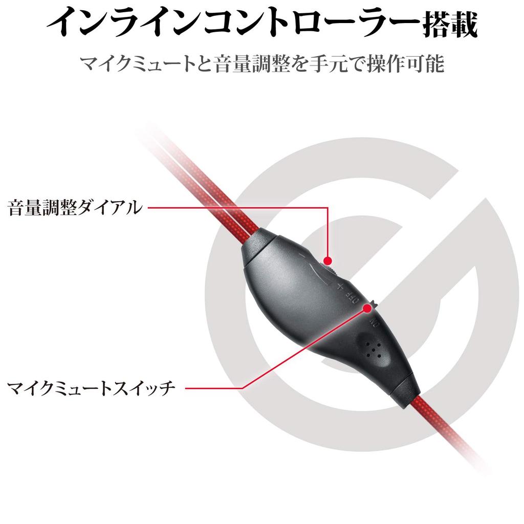 Elecom Игровая гарнитура бинауральная накладная PS5 PS4 Switch SwitchLite 1 м с удлинительным кабелем смартфон игра черная 1,5 м HS-GM20BK