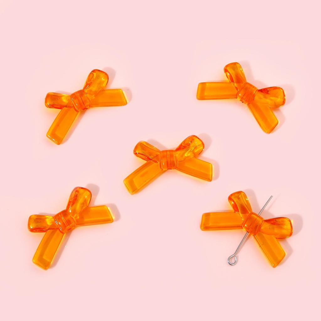 4 шт. 34*20 мм акриловые волшебные цвета бантик аксессуары для изготовления ювелирных изделий DIY очаровательное украшение