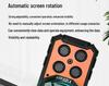 Portable 4-in-1 Gas Detector for Combustible Gas, Hydrogen Sulfide, Oxygen, and Carbon Monoxide with Alarm