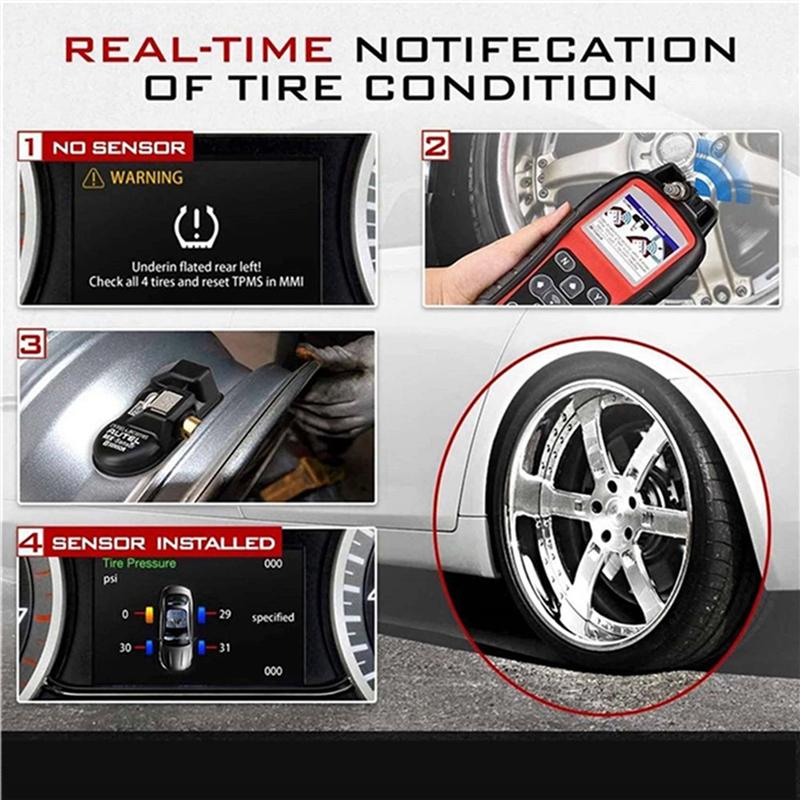 20 шт. Программируемые датчики давления в шинах TPMS Для Autel TS408 TS508 ITS600 433 МГц 315 МГц 2 в 1 MX Sensor Система мониторинга