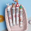 10 Colors Christmas Ballpoint Pen Cute Cartoon Santa Claus Elk Design Gift for Kids School Office Stationery