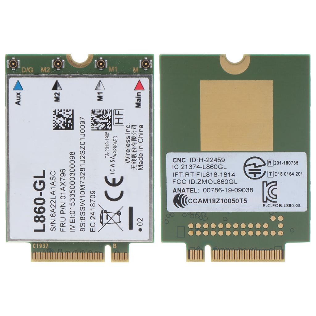 Fibocom L860-GL 4G LTE Wireless WWAN Module for M.2 Card For X1 Carbon 7thGen,P43s, T490, X1 Yoga4th