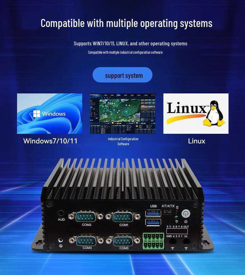 Yingtengfei N305 Celeron J1900 Двухъядерный Мини-промышленный компьютер x86 Контроллер