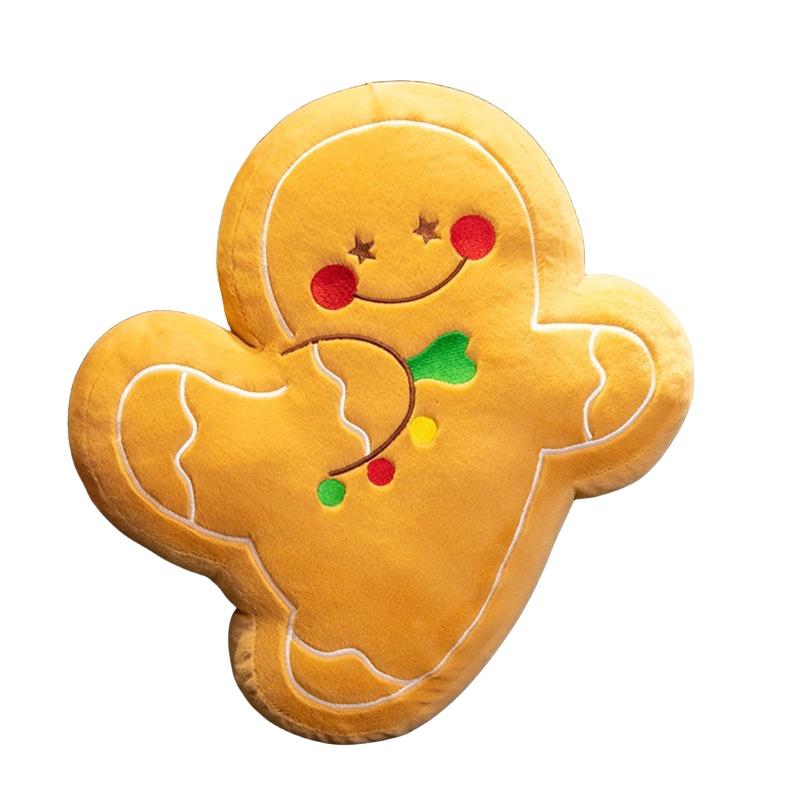 Милая и счастливая рождественская плюшевая игрушка с галстуком-бабочкой, кукла-елка, подушка-снеговик