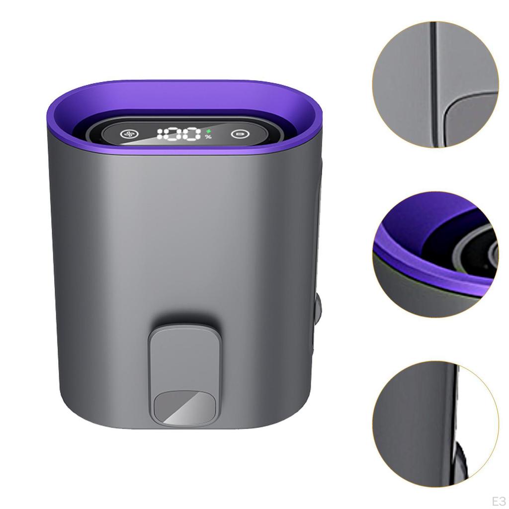 Портативный поясной вентилятор 100 скоростей регулируемый летний перезаряжаемый со светодиодным дисплеем и фонариком