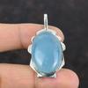 Аквамарин кулон натуральный драгоценный камень кулон ручной работы антикварное украшение 925 стерлингового серебра кулон камень рождения кулон серебряные украшения для подарков