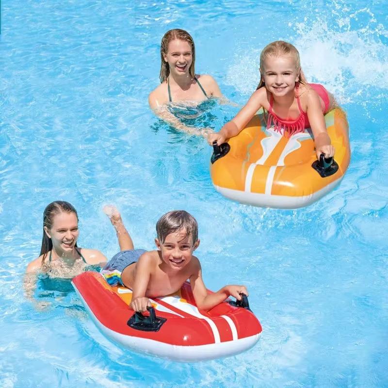 Плавающая доска для серфинга 1шт., плавательная вейкборд, детские педали для плавания и серфинга, надувные водные плески