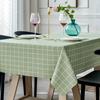 1 шт. простая скатерть в клетку, ветрозащитная, водонепроницаемая и маслянистая, для дома, гостиной, скандинавская кофейная подставка, моющаяся, анти-загрязняющая, домашний декор