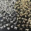 Золотые Серебряные Цветы Маникюрные Аксессуары Бант для Ногтей