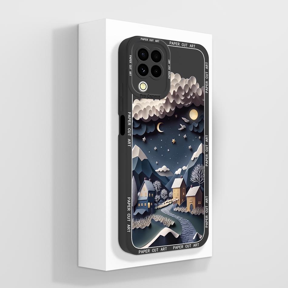 Для Samsung M22 M32 A22 4G Чехол Милый Панда Мягкий Жидкий Силикон Задняя Крышка Телефона Для Galaxy M 22 32 A 22 Funda Защита Камеры