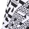 Versace Мужская футболка с принтом из букв SS22, круглый вырез, короткий рукав, хлопок, Топы Черный Белый 1003393-1A023515-L160
