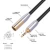 Позолоченный Профессиональный Аудио Кабель Plug and Play 3.5мм на Мини XLR Адаптер Аудио для Камеры