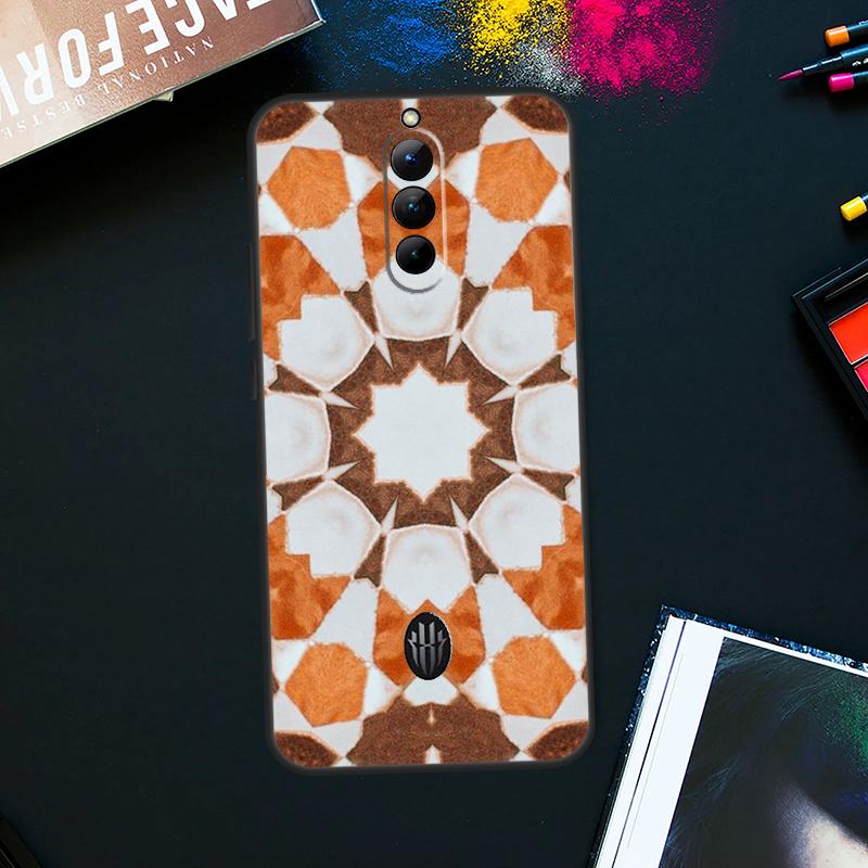 Чехол в марокканском стиле для ZTE Nubia Red Magic 8 8S Pro Plus RedMagic 9 Pro Plus 6 7 6S 7S Pro 5S 6R 5G