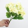 Dyed Edged Fake Flower Ball Silk Cloth Simulation Flowers Foam Flower Bouquet  Valentine's Day Gift