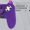 PlayVital Silicone Cover for PS5 Edge Cute Devil Protective Case for Includes Touchpad Sticker Stick Purple Controller, Design, Edge, & Cover,