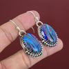 Rainbow Calsilica Gemstone Earring 925 Sterling Silver Earring Handmade Earrings Birthstone Jewelry Engagement Gifts Designer Silver Jewelry