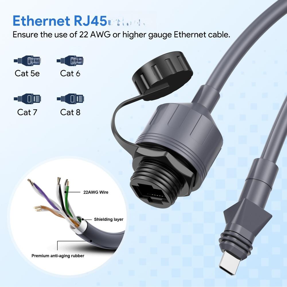 Для Starlink Mini Ethernet-адаптера Удлинительный кабель Для SPX к Для RJ45 Адаптер Электрооборудование