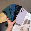 Suitable for Samsung A55 Mobile Phone Case A54 A15 Liquid Magnetic S24ultra Silicone S21s22s23 Soft Case