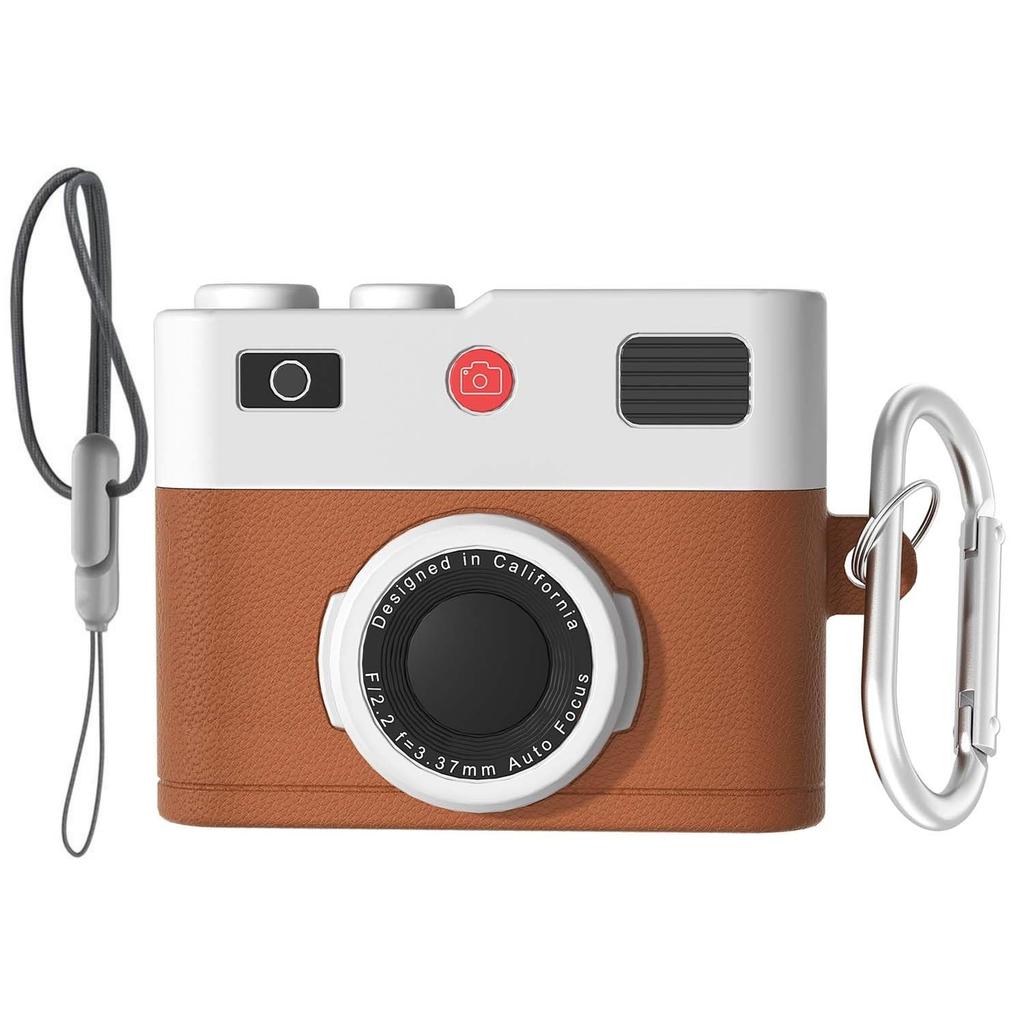 Для AirPods Pro 3 Чехлы для наушников Ретро 3D Дизайн камеры Защитный силиконовый противоударный чехол-накладка для AirPods Pro 3 со шнурком