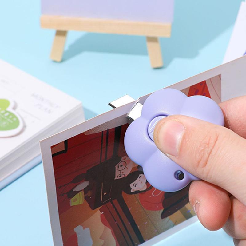 Студенческий портативный нож для цветочного искусства, диспенсер для резки бумаги, ремесленный нож, карманный нож, мини-милый