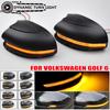2 шт. Для Volkswagen VW Golf 6 MK6 GTI R32 2008-2015 Светодиодный боковой указатель поворота зеркала заднего вида Повторитель Динамический указатель поворота