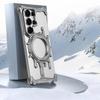 Glacier Series Cooling Magnetic Phone Case With 360° Rotating Holder For Galaxy S26 Ultra 5G, Frameless Heat Dissipation Anti-Scratch Protective Cover