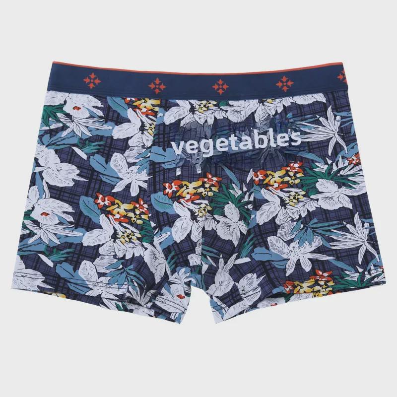 Мужские хлопковые трусы-боксеры - большой размер, молодежные, сексуальные, спортивный стиль