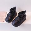 Детские зимние ботинки Модная повседневная обувь Теплые хлопковые ботинки для мальчиков Корейский стиль Водонепроницаемые большие хлопковые ботинки