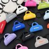 New Soft Pilates Keychain Yoga Core Bed Keychain Silicone Gym Key Chain Motivational Girl Gym Accessories Fitness Gifts