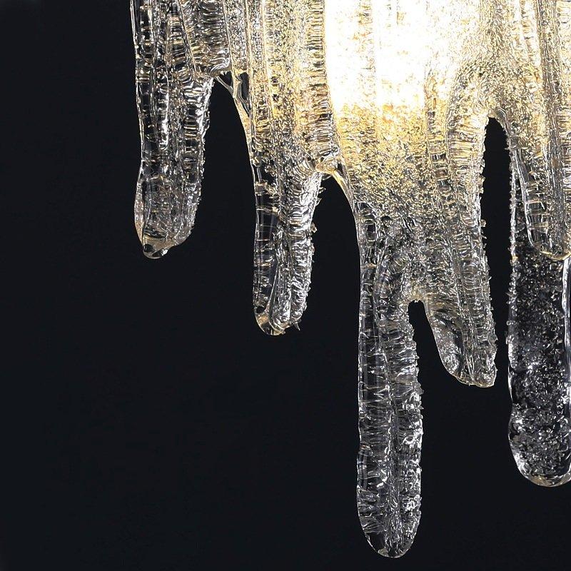 Современные роскошные золотые подвесные светильники для спальни, стеклянный подвесной светильник для гостиной, кухни, латунное светодиодное освещение