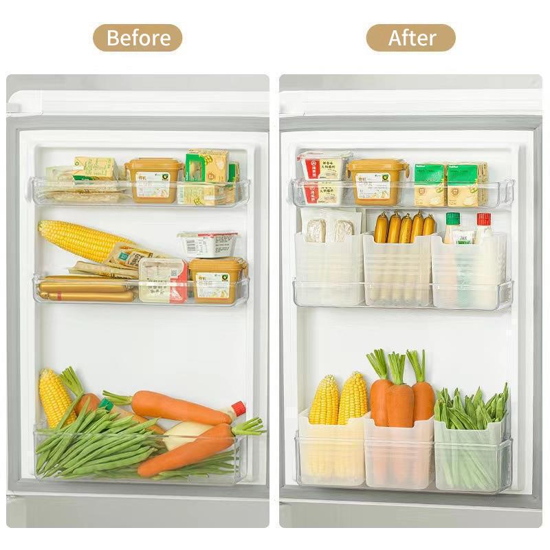 Холодильник с морозильной камерой, боковая дверца, контейнер для овощей, фруктов, специй, держатель для пищевых контейнеров