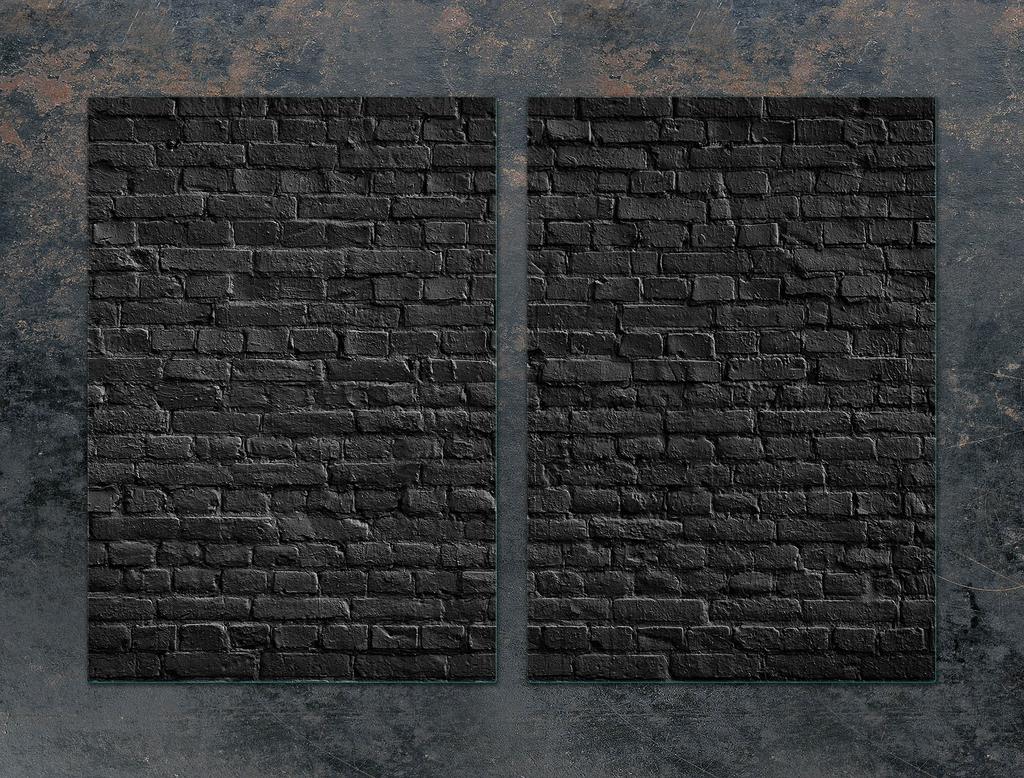 СТЕКЛЯННАЯ ЗАЩИТНАЯ ПАНЕЛЬ ДЛЯ КУХНИ 2x35x52 КИРПИЧ