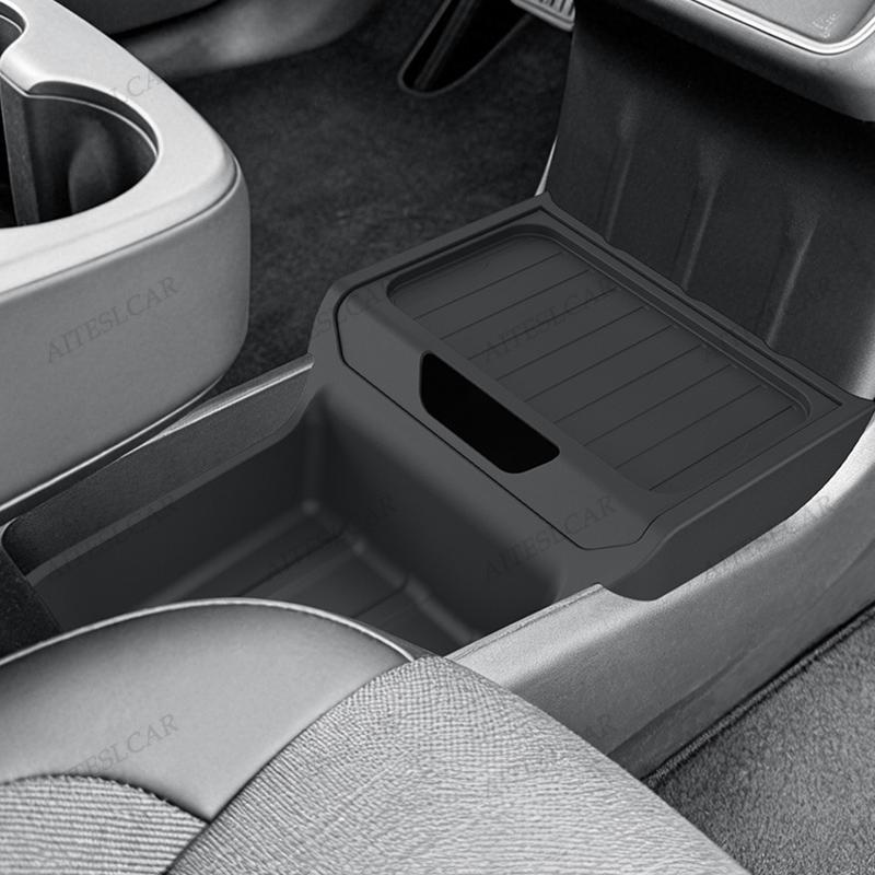 For Tesla Model Y Standard 2025 2026 Center Console Storage Box Center Console Trays Car Storage Box Storage Box Accessories