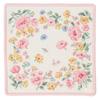 JILL STUART Women's Chenille Handkerchief 09202010, Floral Print, Cream, 25cm X 25cm, Size 09202010A