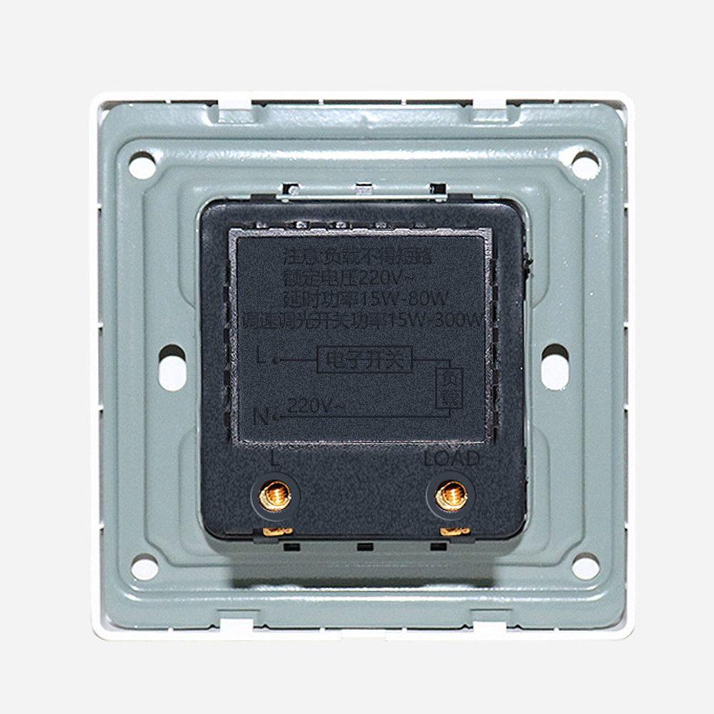 86*86мм 220В 10А Настенный выключатель света/лампы Выключатель регулировки скорости Диммер Поворотные выключатели