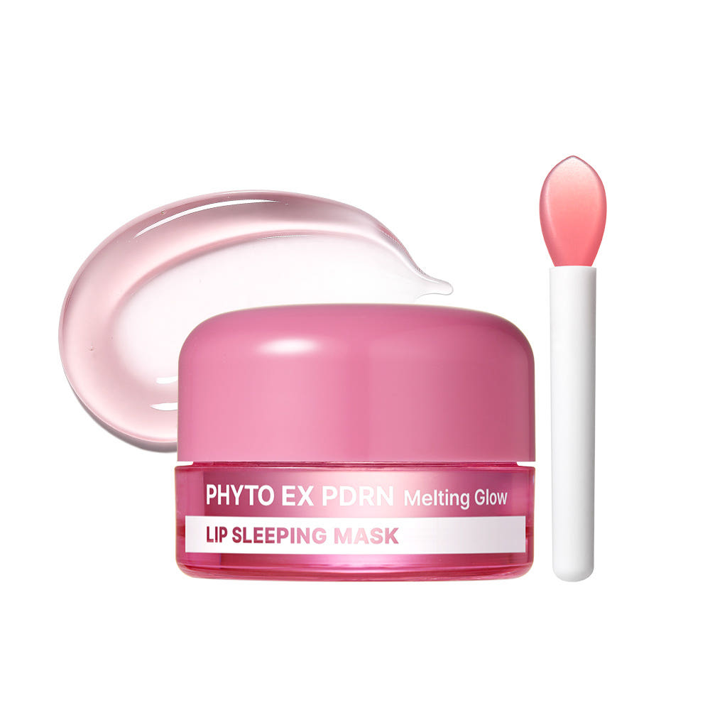 MEDIPEEL Phyto EX PDRN Тающая Glow Ночная Маска для Губ 11 г с Кисточкой для Губ Увлажняющий Увеличивающий Объем Ночной Уход за Губами