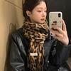 Niche Design Sweet and Cool Retro Leopard Print Tassel Scarf for Women New Millennium Hot Girl Style Autumn and Winter Thickened Shawl